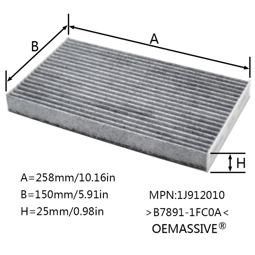 Pollen Cabin Air Filter For Nissan Juke F15 2010 - 2018 2019 HR12DDT 1197CC 1.2L K9K 636/896  1461CC 1.5 dCi MR16DDT 1618CC 1.6L