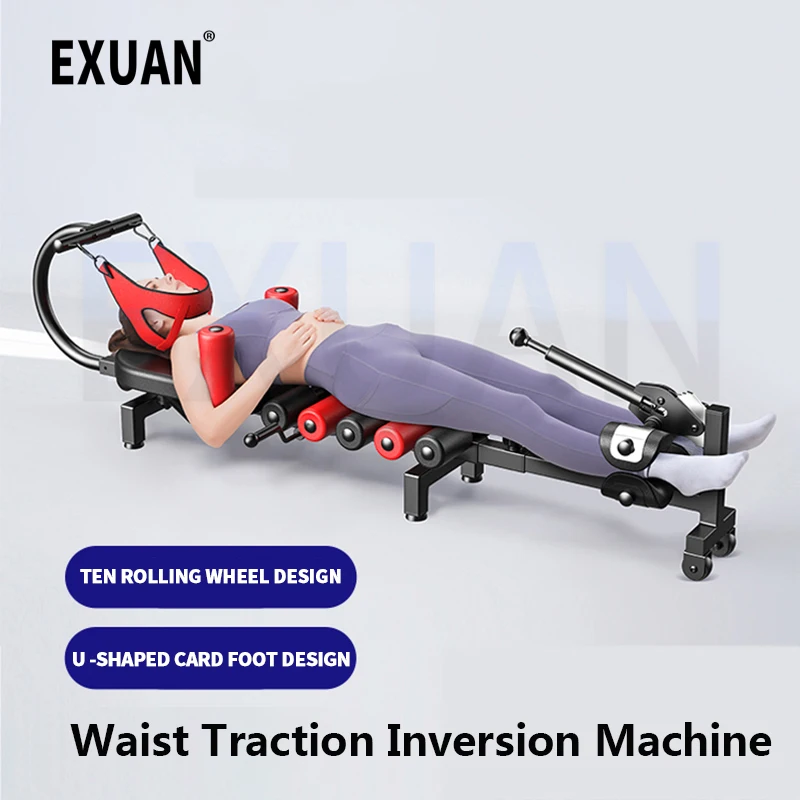 

Increasing Cervical Spine Lumbar Spine Relaxer Medical Home Waist Traction Inversion Machine Body Stretcher Lumbar Spine 150KG