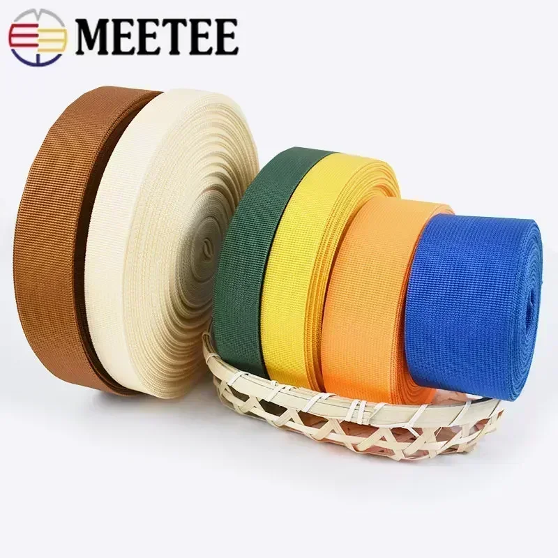 5Meter 20-38Mm Legergroen Nylon Singels Tape Trim Naaimateriaal Veiligheidsgordel Knapzak Riem Tas Gespen kleding Accessoires