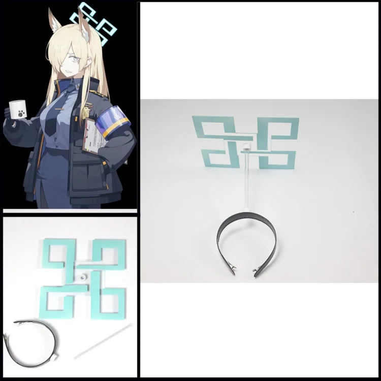 Ogata Kanna Halo Hoofddeksels Blauw Archief Cosplay Replica Decoratie Decoratie Karakter Accessoires