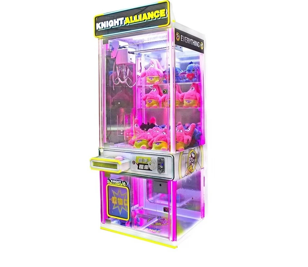 

Commercial Arcade Claw Machine with Card Reader Coin Operated Plush Toy Crane Game Machine for Shopping Mall