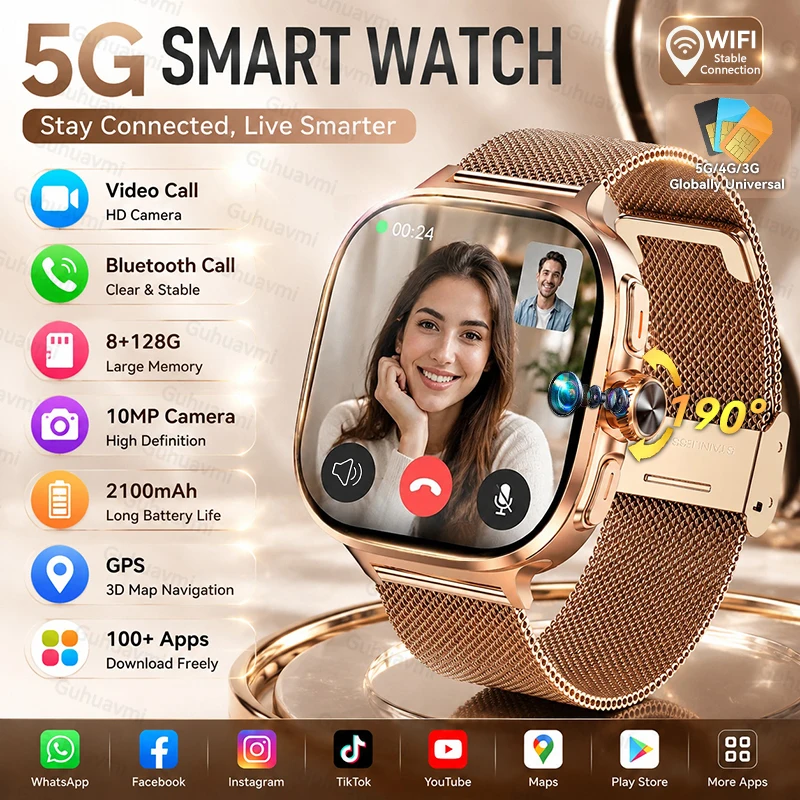 Women Fashion Video - NEW 5G Standalone SIM Smart Watches