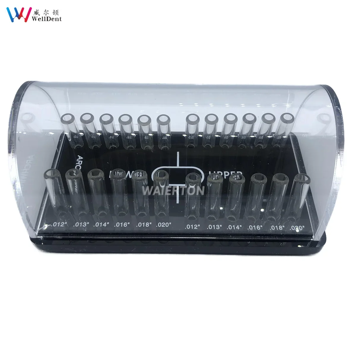 

Dental Arch Classification Bow Wire Placement Box Round Transparent Storage Unit for Sorting DustExcluding Orthodontic Materials