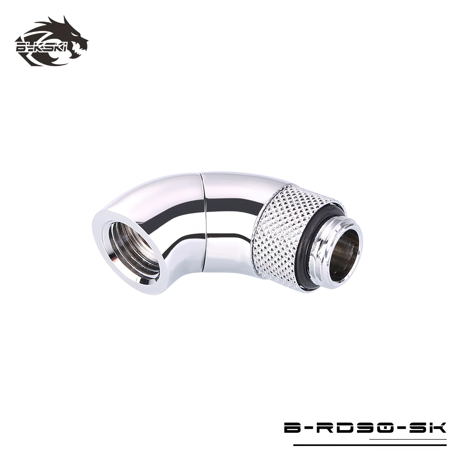 Bykski 90 Degree 2 Section Elbow Rotatable Fitting Connector B-RD90-SK