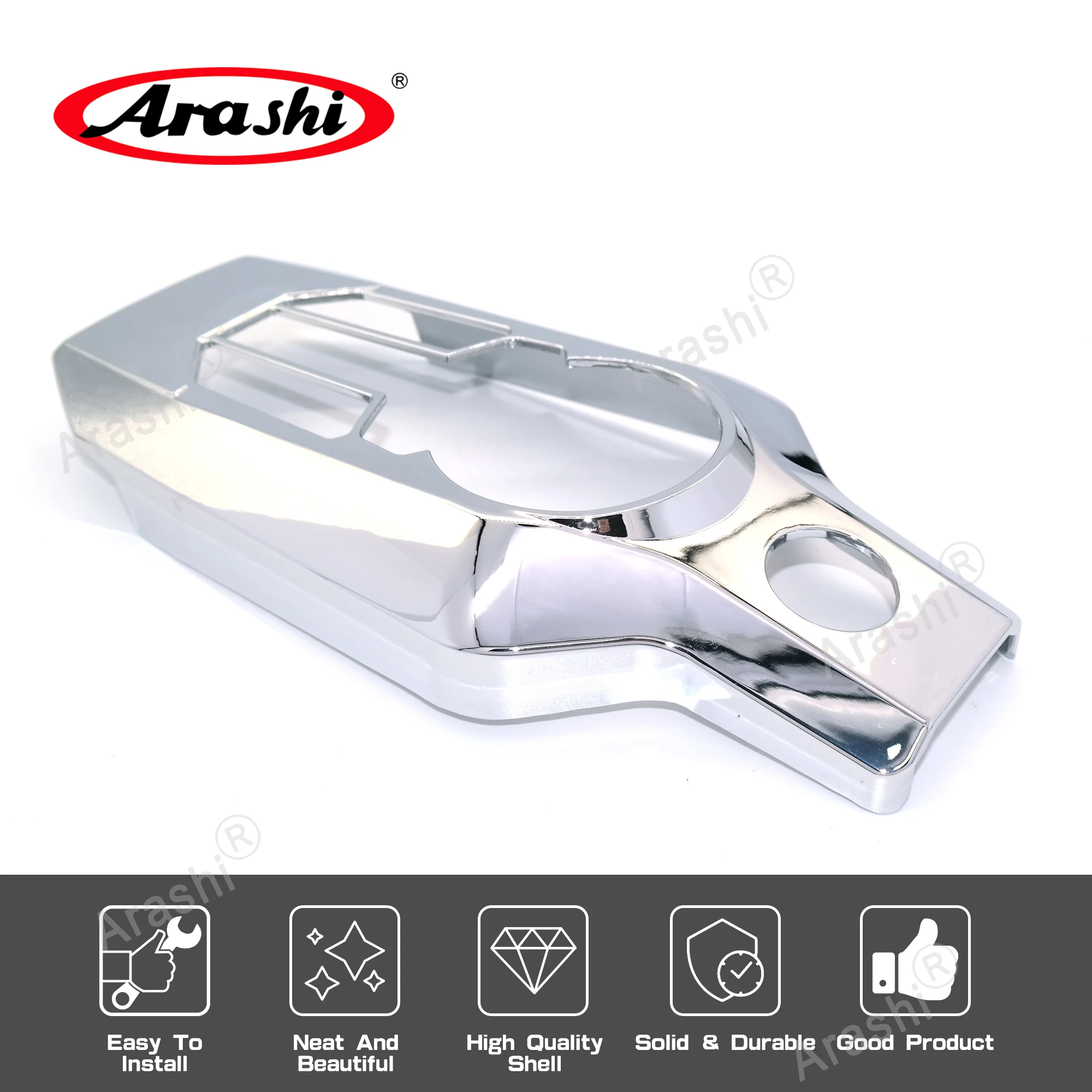 

ARASHI Motorcycle Switch Panel Cover Guard For HONDA Goldwing GL1800 2018 2019 2020 2021 2022 2023 Gold Wing Chrome ABS