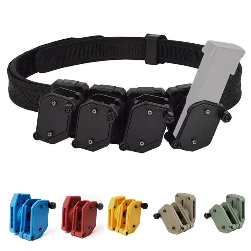 Tactical IPSC Multi-angle Speed Magazine Pouch Adjustment Shooting Airsoft Pistol Mag Holster Belt Clip for Glock 17/HI-CAPA/PX4