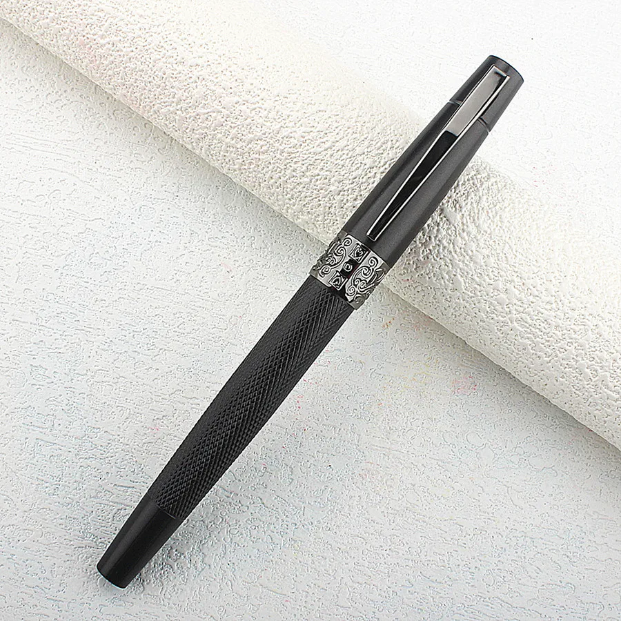 Luxury Metal 2043 Forest Roller Pen Signature Pen Beautiful Tree Texture Smooth 0.5mm Point Writing Gift Pen for Business Home