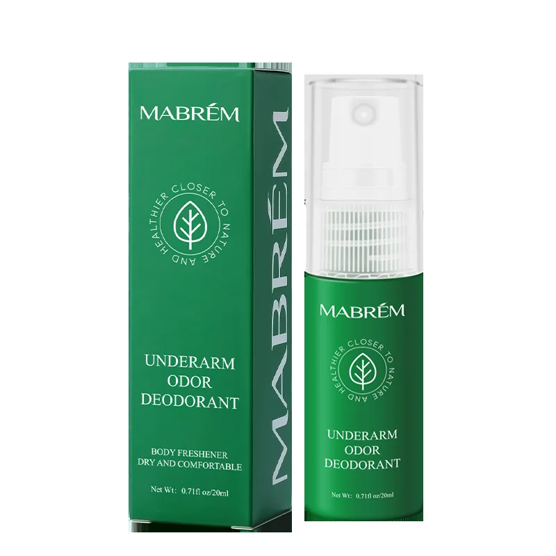 MABREM Body Odor Sweat Deodor Perfume Spray For Man and Woman Removes Armpit Odor and Sweaty Lasting Aroma Skin Care Spray 20ml