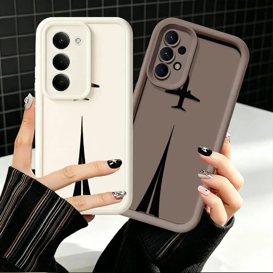 Airplane Flight Gothic Case for Samsung Galaxy A15 A24 A16 A25 A13 A30 A14 A22 A06 A36 A12 A07 A35 A17 A50 A52 A05A73 A11 A21s