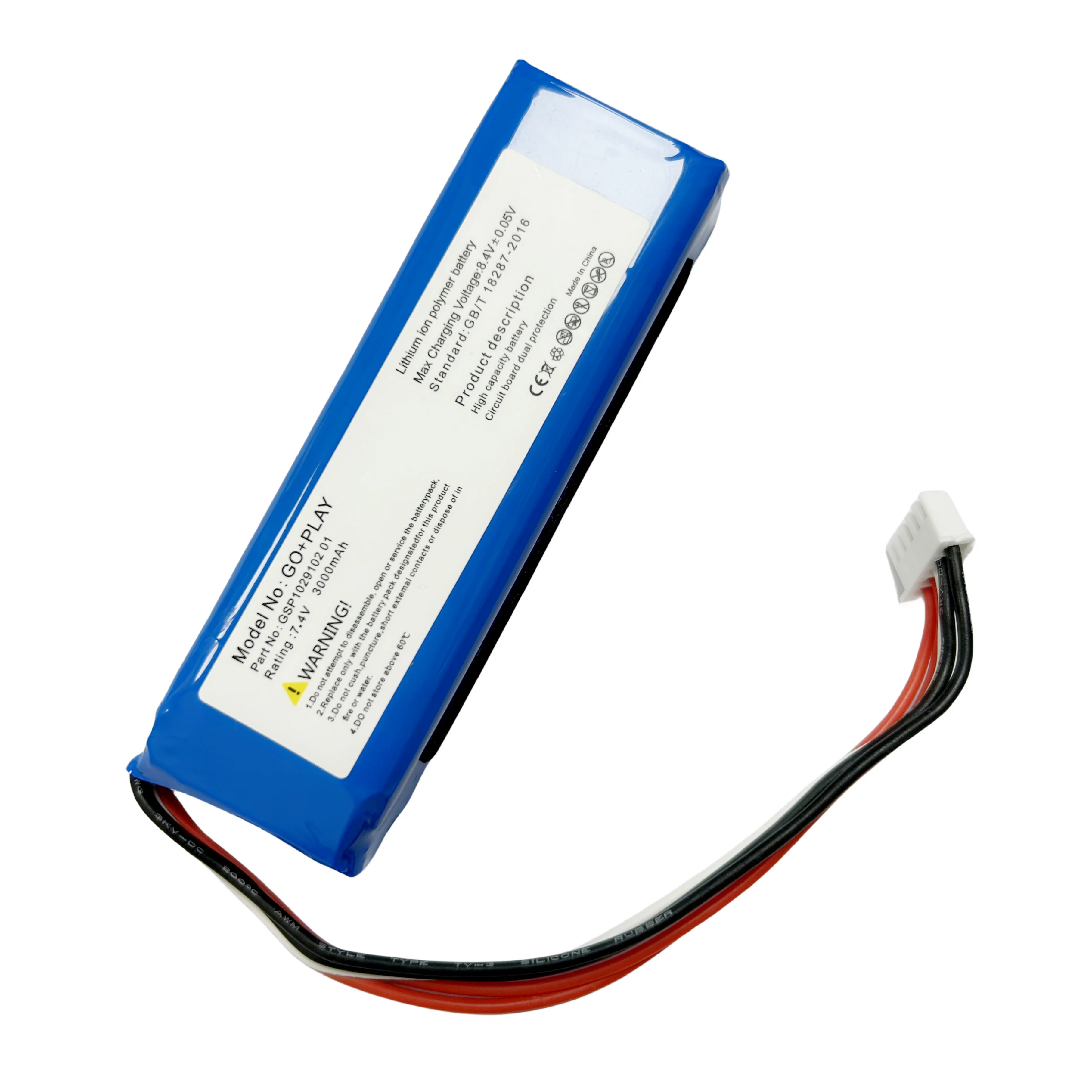 New GSP1029102 01 Battery For Harman Kardon Go Play Mini For JBL Go Play CP-HK06 Bluetooth Speaker Battery 3000mAh