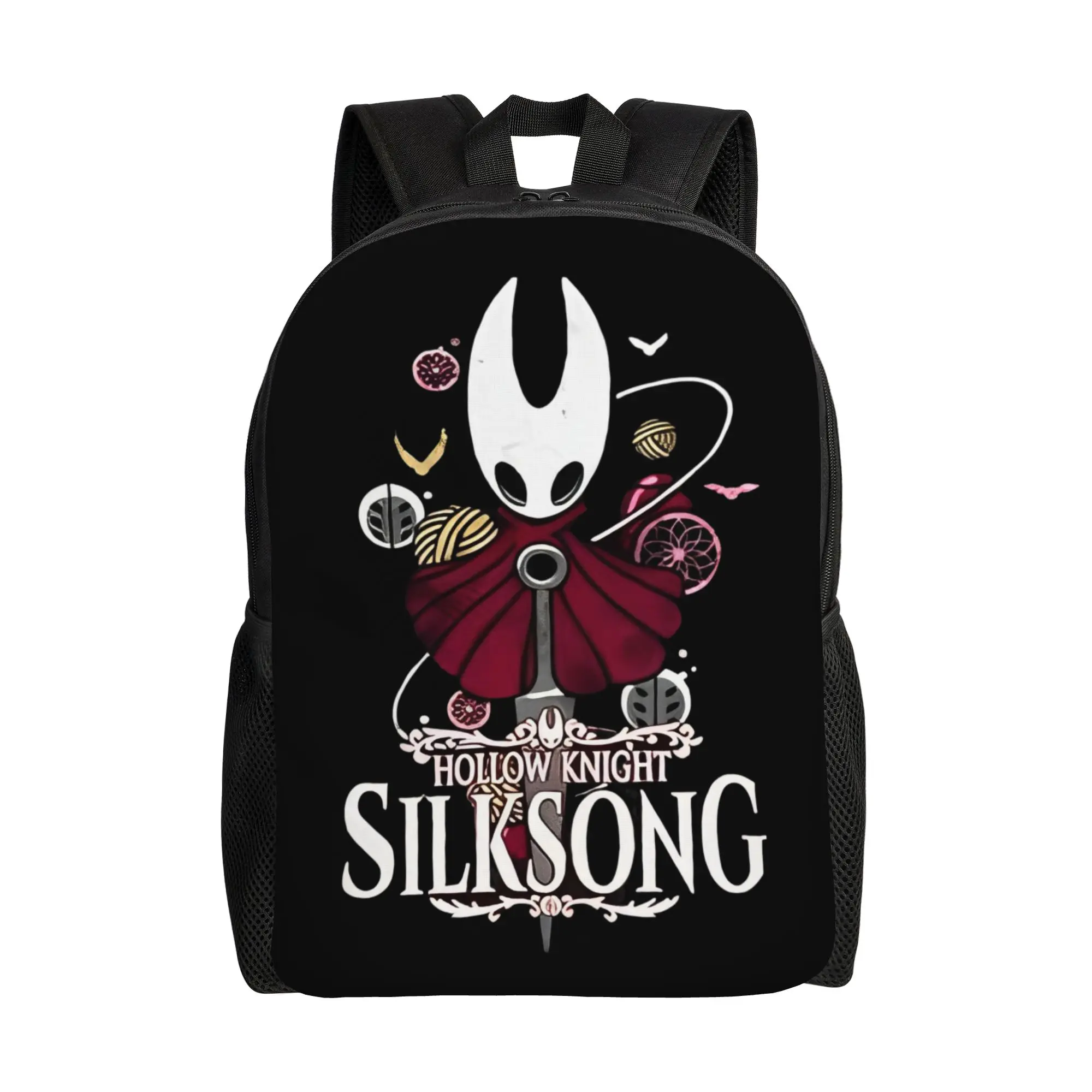 

Рюкзак Hollow Knight Silksong для мужчин, женщин, подростков, студентов, для походов, путешествий, повседневный рюкзак, сумка через плечо для игрового ноутбука Hornet, для активного отдыха