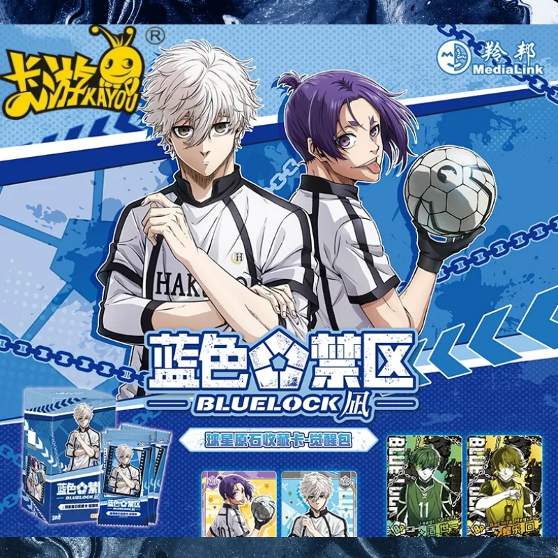 

Подлинная в наличии KAYOU Blue Lock Yau Card Star, оригинальная коллекция камней, пробуждающая упаковка, коллекционная карта, праздничный подарок