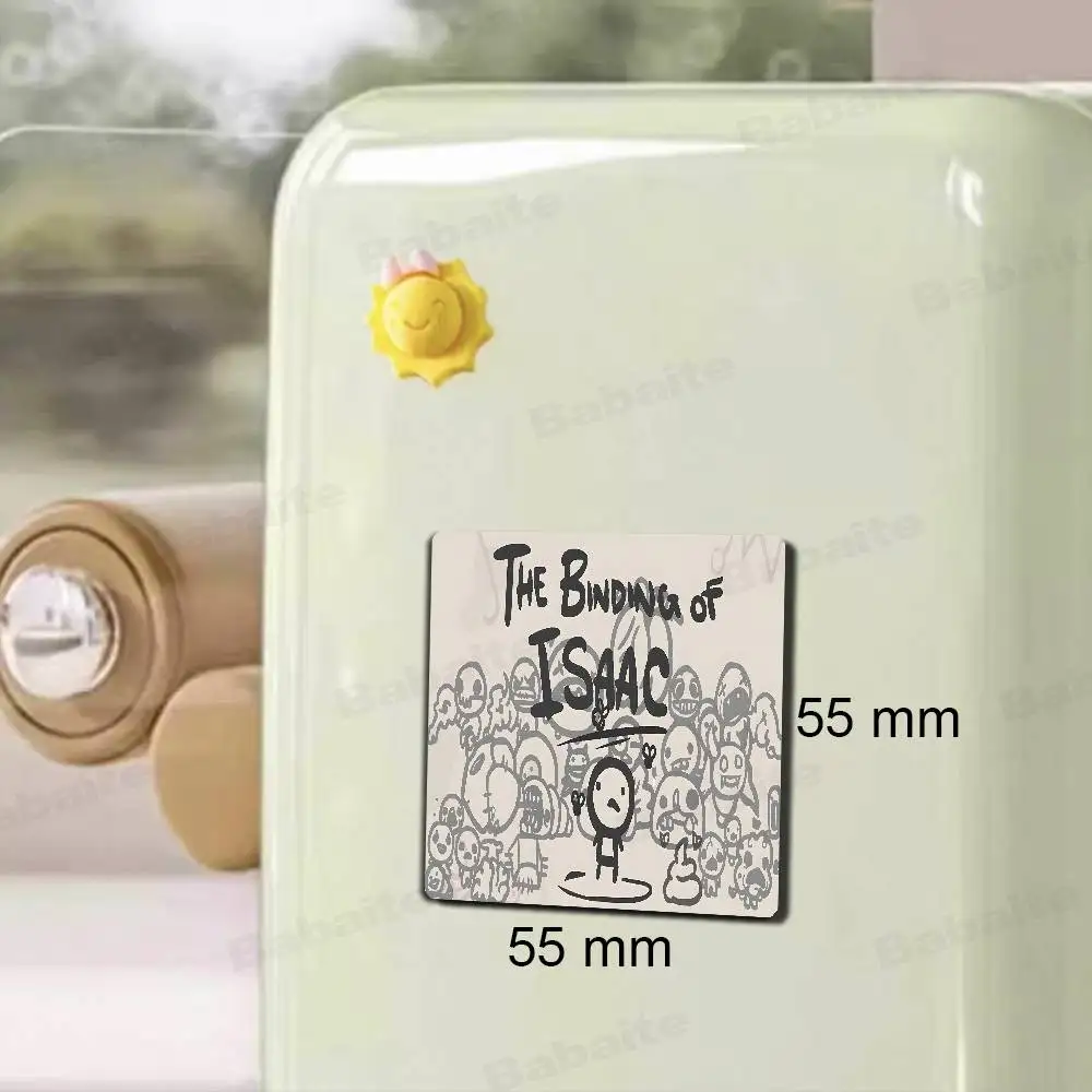 T-The Binding Of Isaac Photo Fridge Magnet Square Stickers Personalize Home Decor Souvenirs Gift
