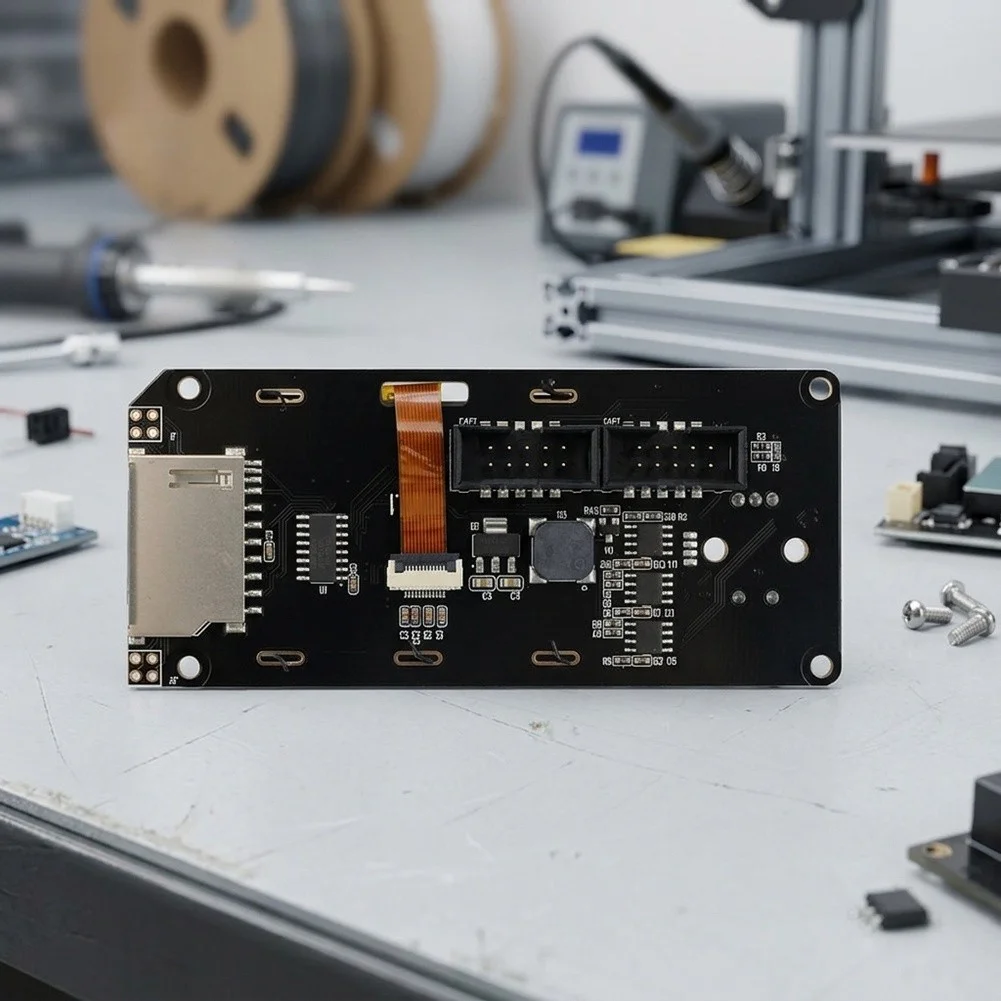For MKS MINI12864 LCD Display with For SD Card Slot Rotary Encoder Buzzer and 105x47mm Compact Size for Printers