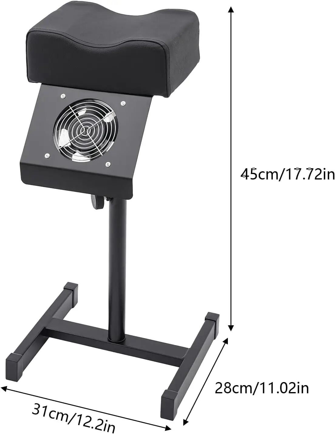 Cncest-Tabouret de pédicure réglable, tabouret élévateur de salon, repose-pieds pour pédicure, spa, tabouret de beauté pour salons, tabouret commercial