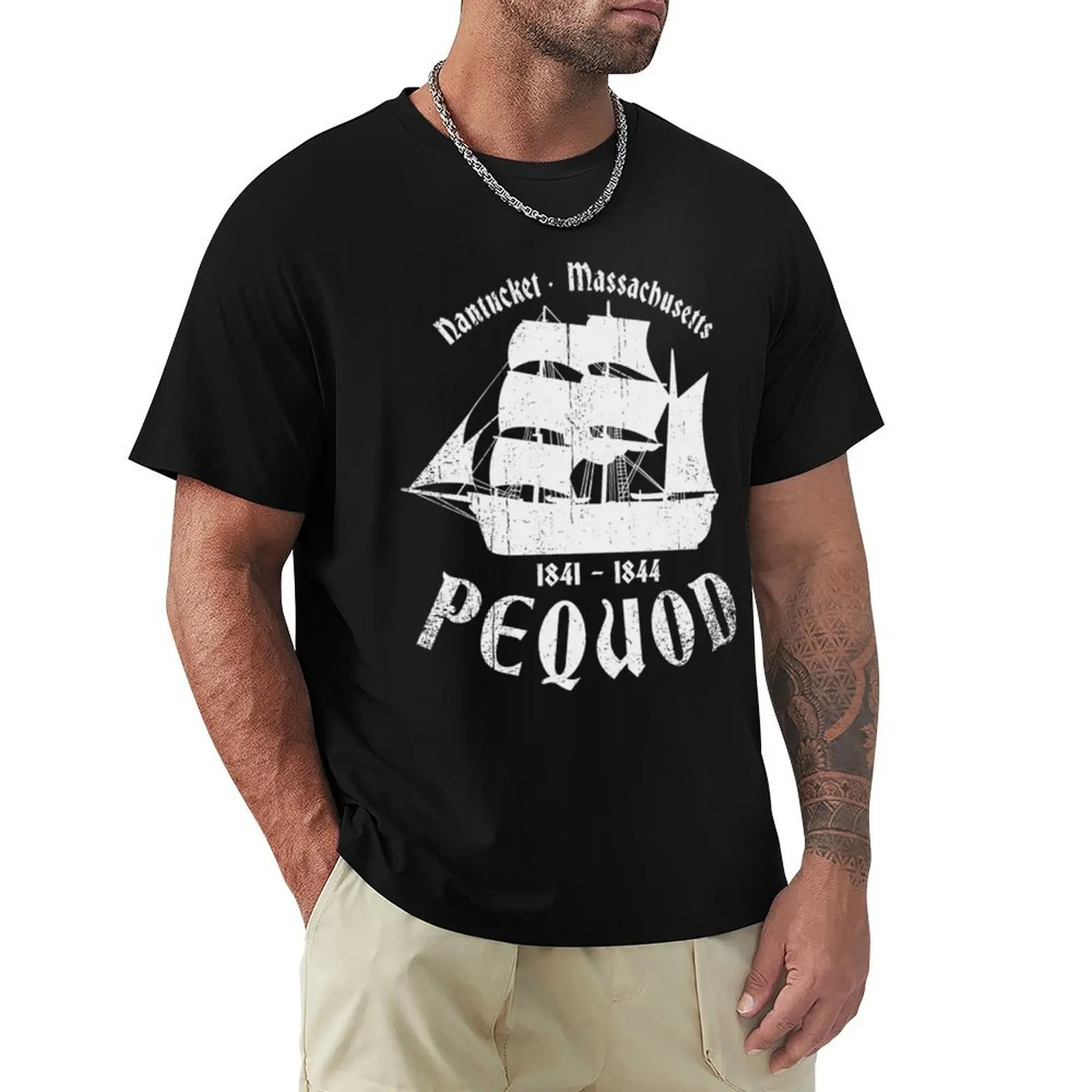 Moby Dick T-Shirt Plus Size Short Sleeve T-Shirt