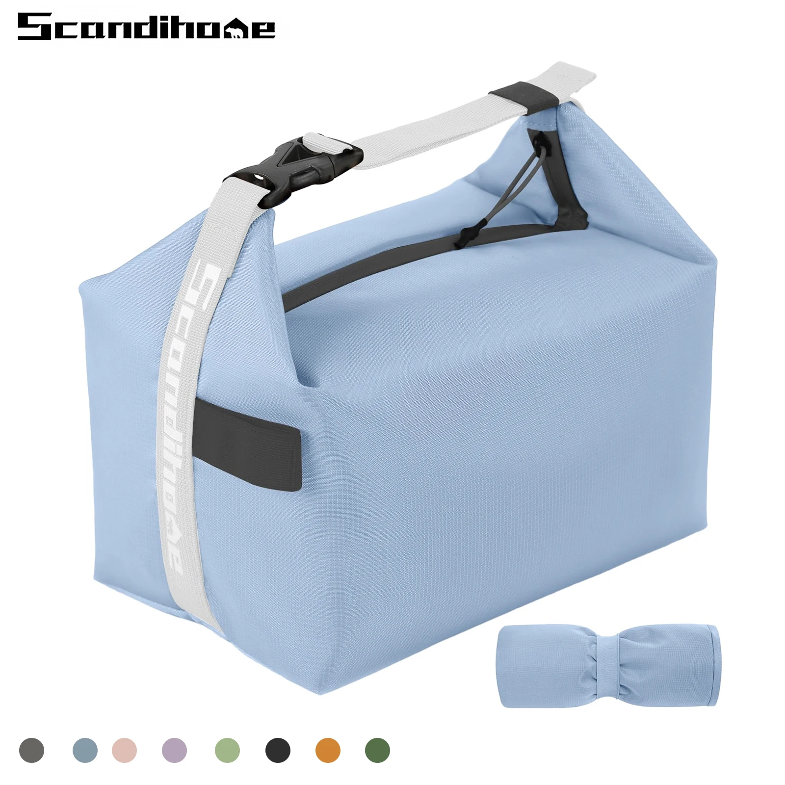 Portable Lunch Bag Woman Insulated Thermal Lunch Box Cooler Handbag Food Bag Carrier For Office School Travel Picnic