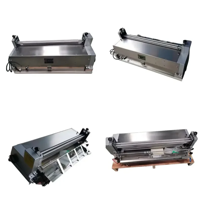 Hot and Cold Melt Paper Gluing Machine Adhesive Coating Spreader Roller Paper Pasting Machine