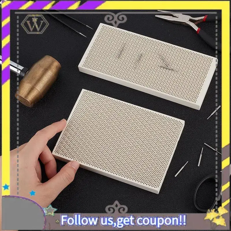 New Honeycomb  Welding Plate Rectangular Welding Honeycomb Panel Jewelry Making Tool Set Jewelry Welding