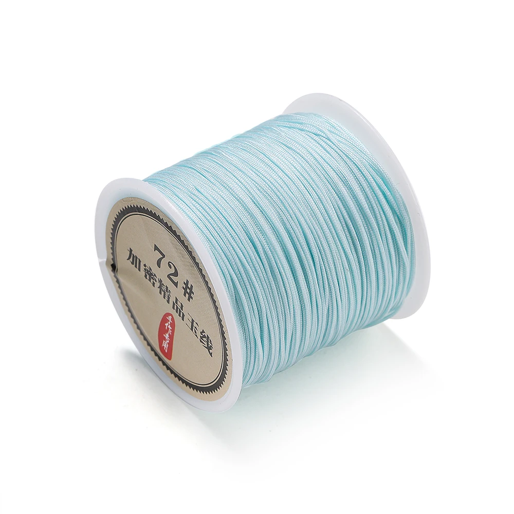 10/50M 0,8mm Nylon Faden Schnur Makramee Seil Armband Geflochtene Schnur Für DIY Quasten Perlen Schnur schmuck Machen Zubehör