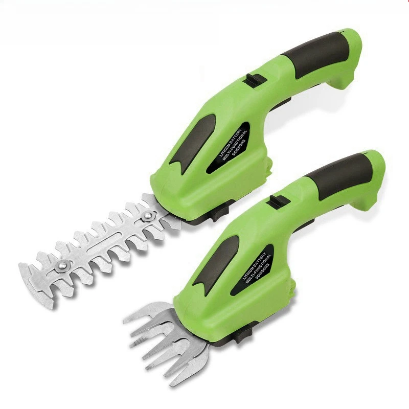Heavy Duty Rechargeable Garden Shears Set, Multi-Function Electric Hedge Trimmer with 2 Blades for Garden, Yard, Lawn Care