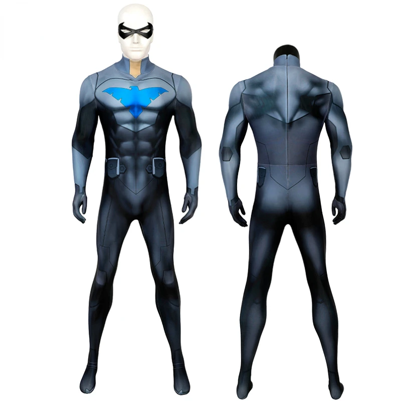 Son Dick Cosplay Costume 3D Printed Wing Cosplay Zentao Suit Adult Man Spandex Bodysuit Outfit