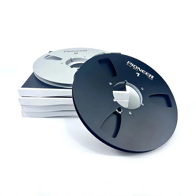 بايونير PR100 10.5 "X 1⁄4" بوصة ألومنيوم فارغ لبكرة ناب إلى بكرة مسجل الشريط ملحق أجزاء آلة فتح القرص الفارغ