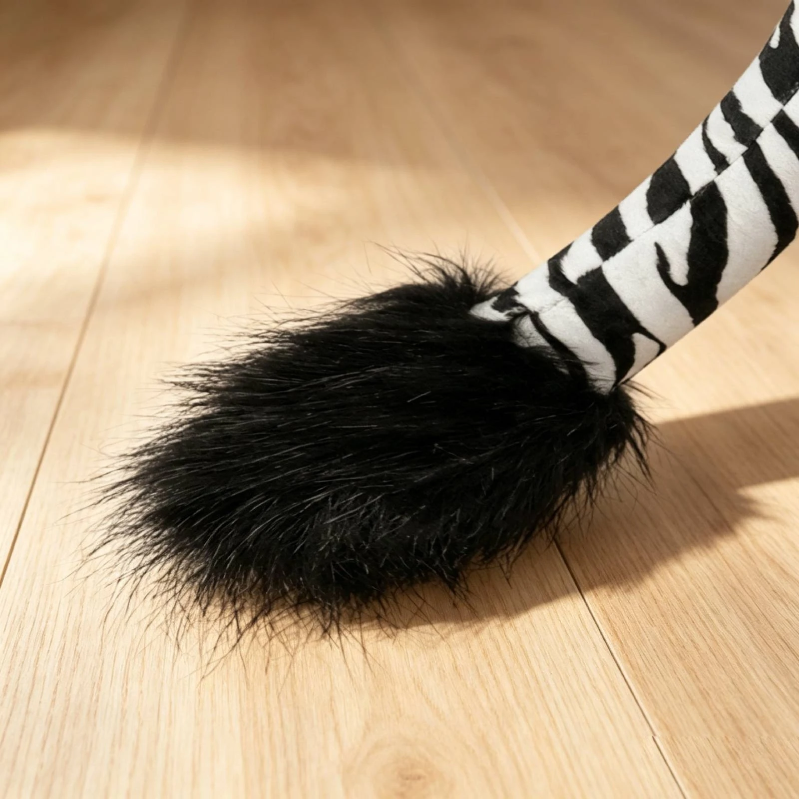 Animal Tail Costume Prop Padded Cosplay Tail Faux Fiber Easy to Wear for Cosplayers, Halloween, Masquerade