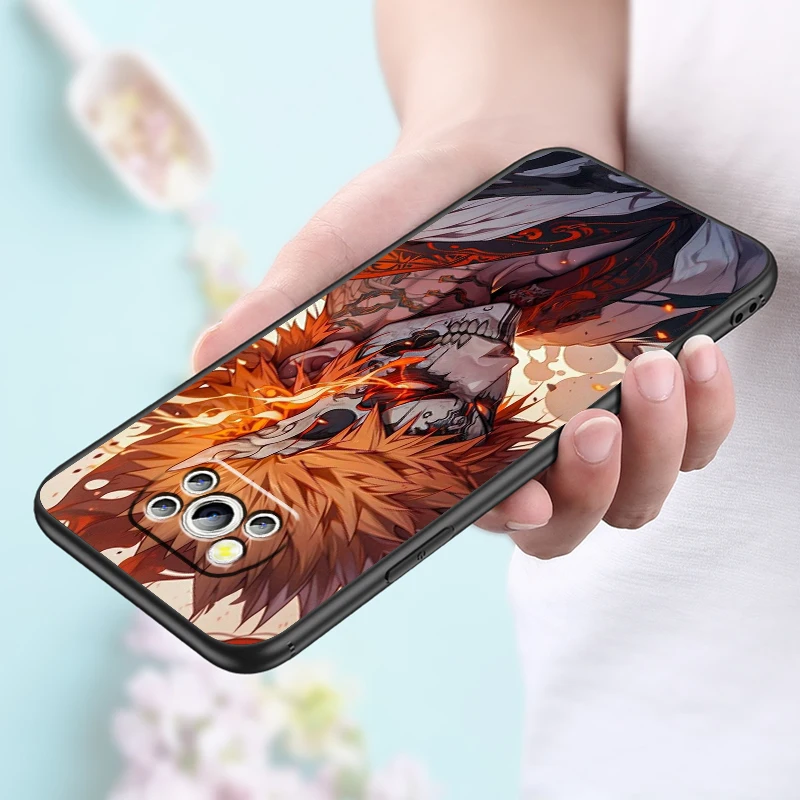 Anime BLEACH Art Comics For Xiaomi Mi Poco F5 F4 F3 X6 X5 X4 X3 M6 M5 M5S M4 M3 C65 Pro GT NFC 5G Black Back Phone Case