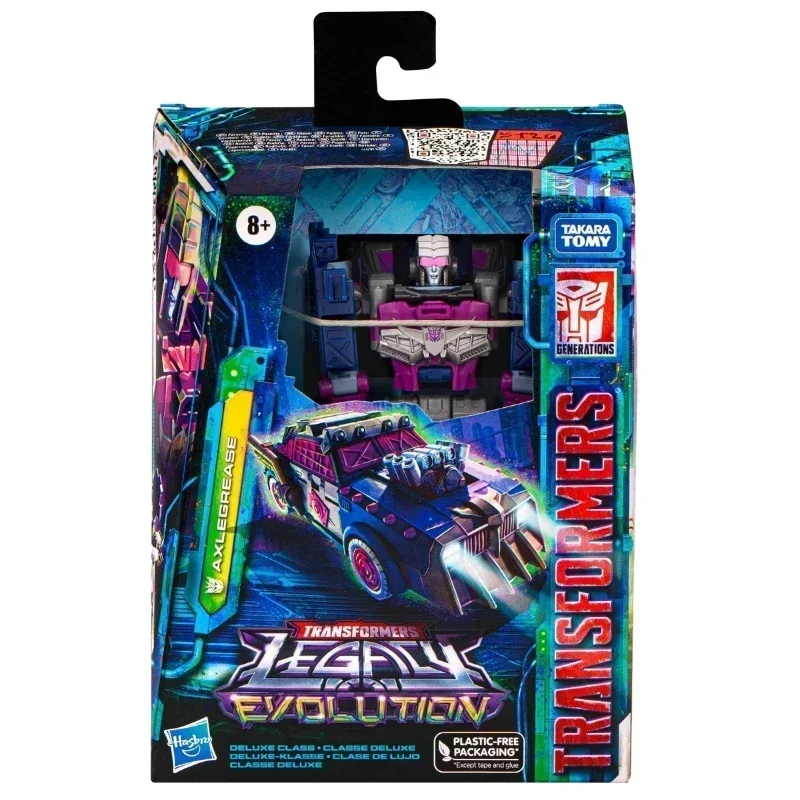 In Stock Takara Tomy Transformers Legacy Evolution Deluxe Class Axlegrease Anime Figures Robot Toys Action Figure Gifts Hobbies