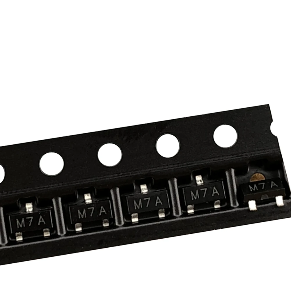 (100 uds) MMBT2907A_R1_00001 MMBT2907A (marcado M7A) SOT-23 60V 600mA Transistor PNP