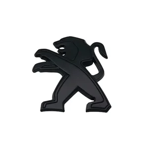 Heck -Emblem der Metal League, Peugeot 307, 207, 407, 408, 308, 206, 406, 507, 508, 2008, 5008, 3008, 107, 7,1x8,1 cm 8 Hauptverkäufe Peugot Emblem 206 - №7