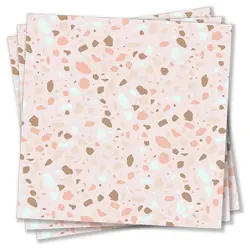 Terrazzo Matte Floor Stickers Self Adhesive Waterproof Wallpaper Bathroom Living Room Wall Sticker Thicken Ground Decor Decals