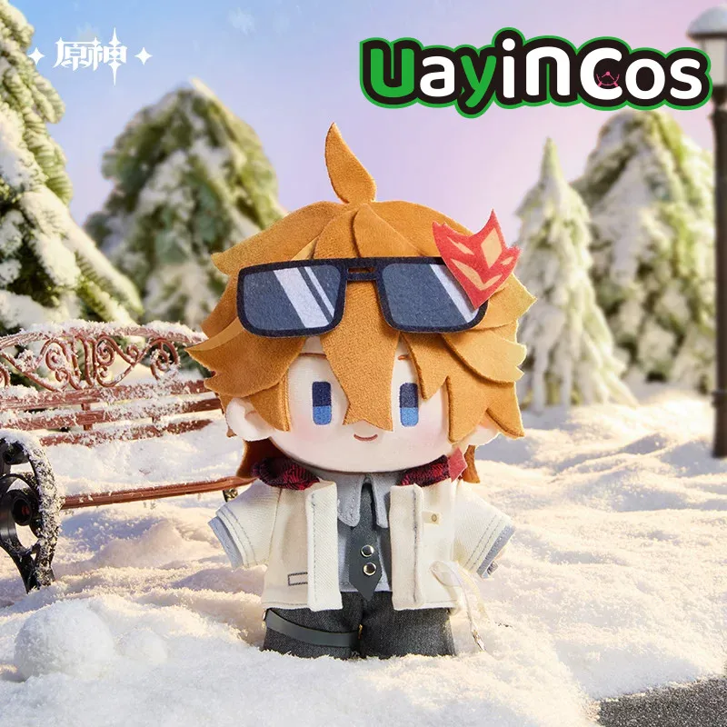 20cm Official Genshin Impact Tartaglia Kaedehara Kazuha Durin Lohe Stuffed Plushies Doll Keychain Bag  Anime Game Toy Costume  G