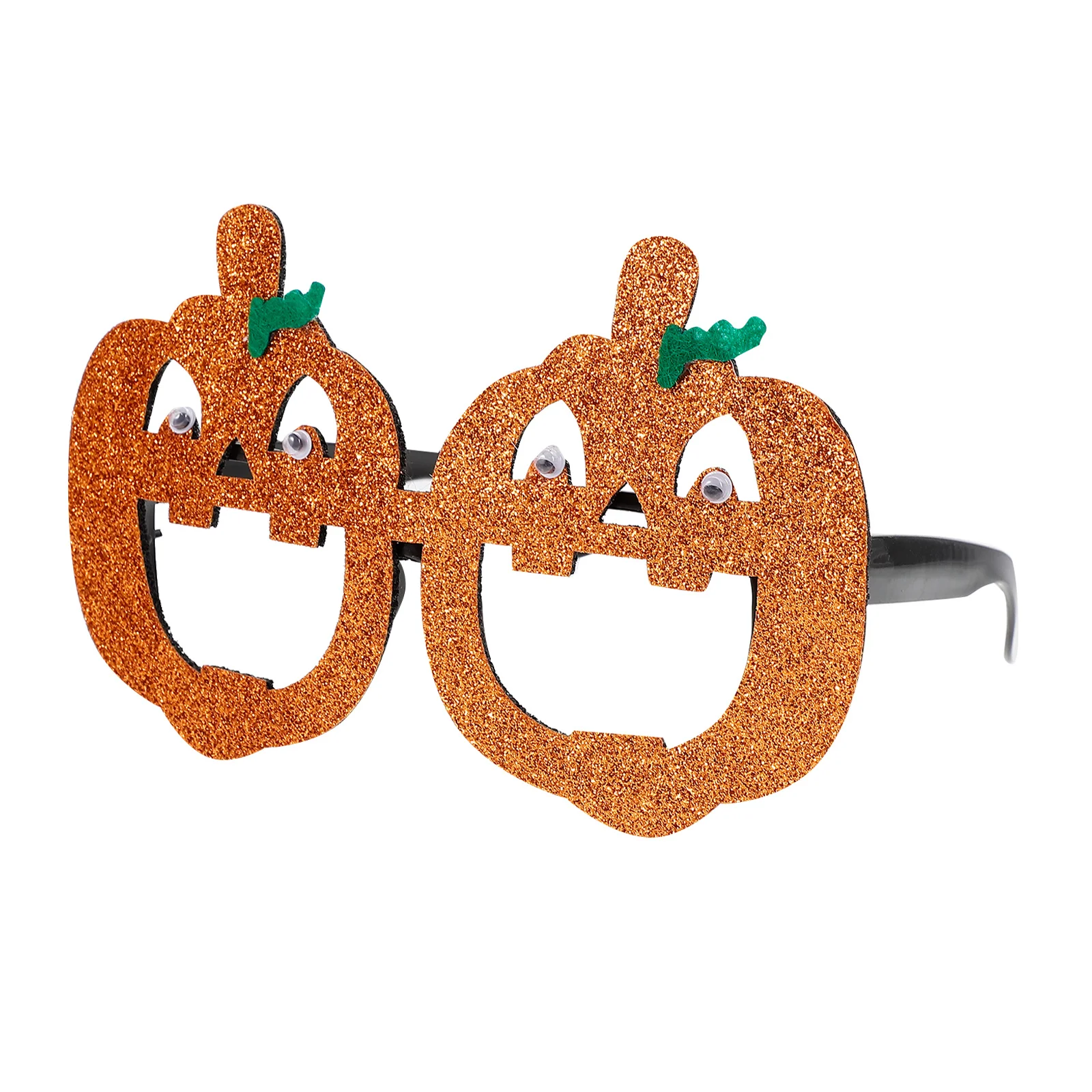 

Pumpkin Glasses Orange Durable Hard Plastic Funny Shaped Eyeglasses For Halloween Party Costume Ball Cosplay Prop Novelty