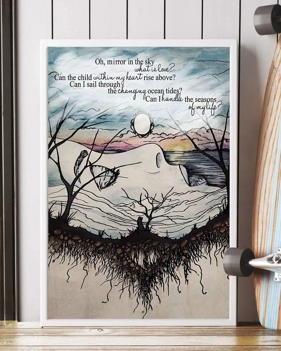 1p,Landslide Lyrics Poster Print (12
