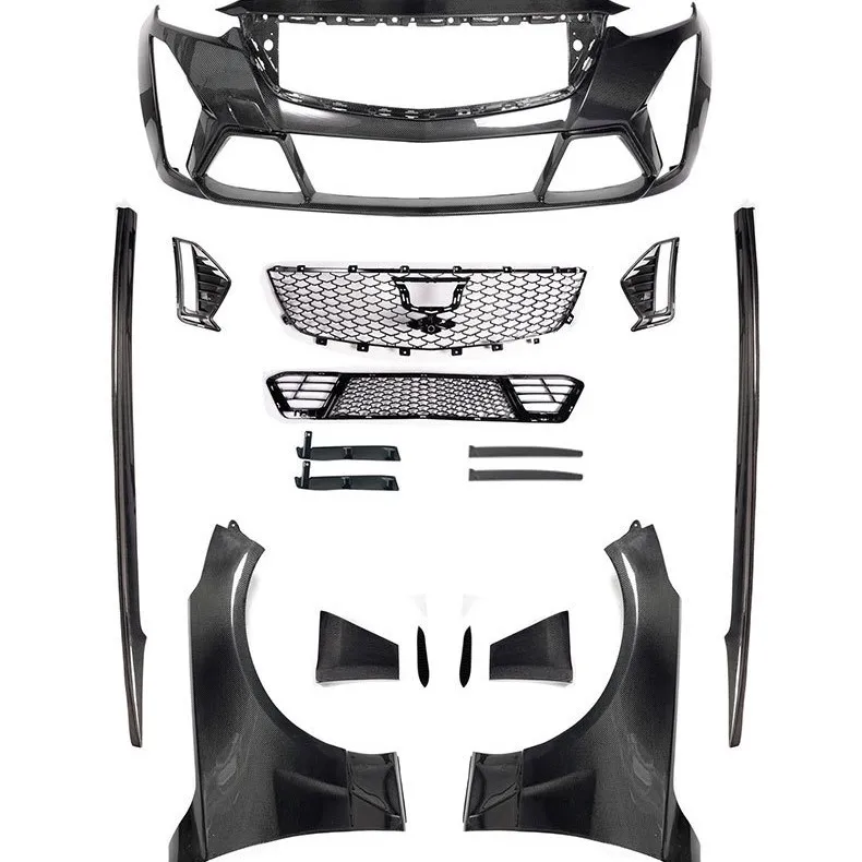 

Suitable for Langyu, Yu Kaidi CT5 black wing generation carbon fiber surround, front bar, fender, side skirt