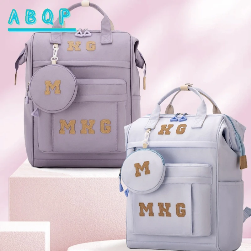 Baby Bag Alphabet Fashion Diaper Bag Backpack Large Capacity High Quality Baby Diaper Bag Backpack Lightweight Multifunctional