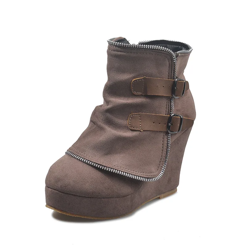 Women's warm Handmade fashion retro Mom Boots Ladies 2026 New Autumn Winter chunky Ankle boots