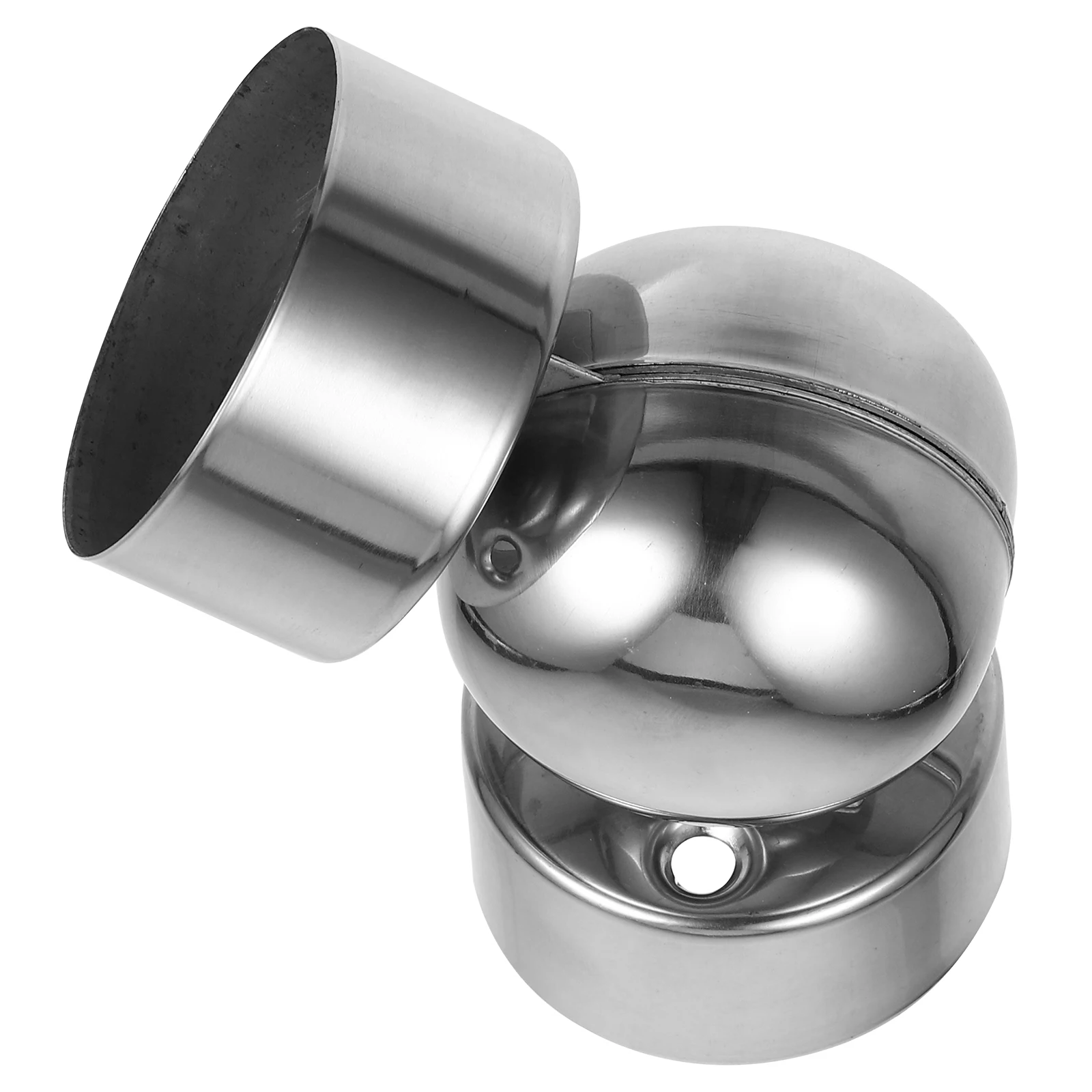 1PCS Stair Handrail Accessories Stainless Steel Round Connector Durable Easy Installation Handrail Parts Construction Tools