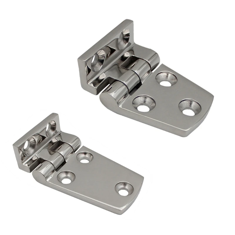 Upgraded Stainless Steel Door Hinges Reliable & Convenient Marine Cabin Door Hinge Replacement Simple Installation T3EF