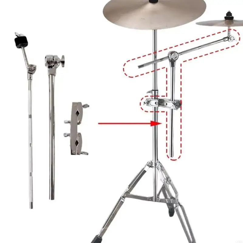 Soporte del brazo del platillo colgante colgante tambor kits tambor extensión abrazadera
