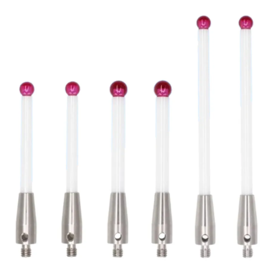CNC machine probe M4 ruby ceramic measuring needle hollow ceramic rod/solid ceramic rod A-5000-3709/3712 Renishaw 6.0mm