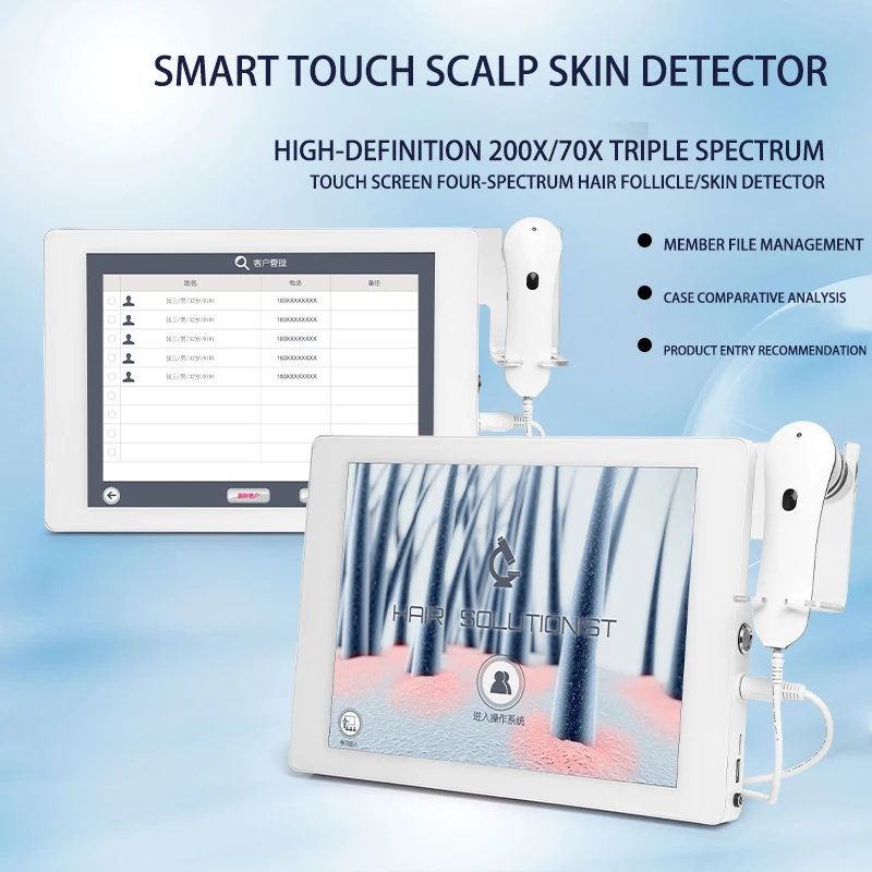 Popular and Analyzer Machine Analysis Treatment for Hair Loss Scalp Hair Follicle Detector