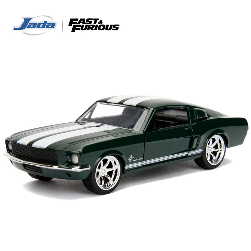 

Коллекция литых моделей JADA 1:32 Ford Mustang 1967 года — 627C, зеленый с отдельно вращающимися колесами JD99519