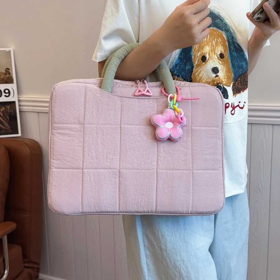 Simple niche high-end laptop bag cloud laptop bag 15.6 inches