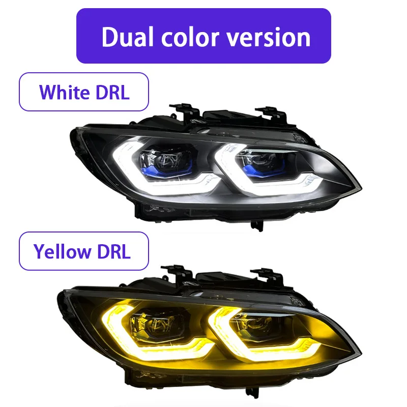 2 Unit LED Headlight Automatic Lighting System for Automobiles Front Headlights Vehicle Components Suitable for  07th-10nd 3 S