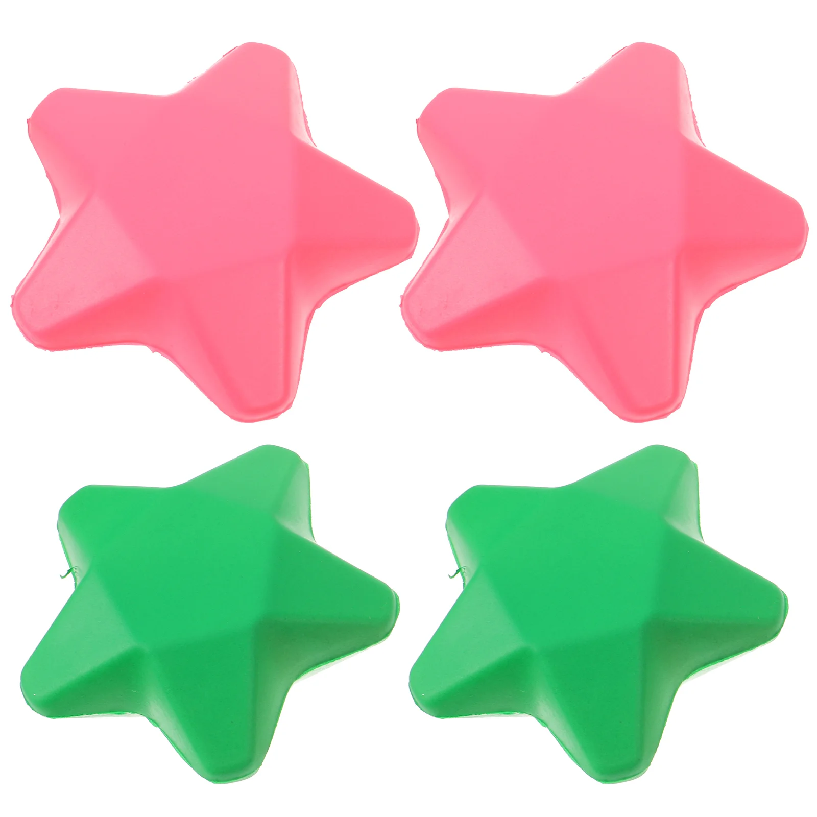 

4Pcs Hand Strengthener Squeeze Pu Material Five Pointed Star Design Finger Separator Exercise for Seniors