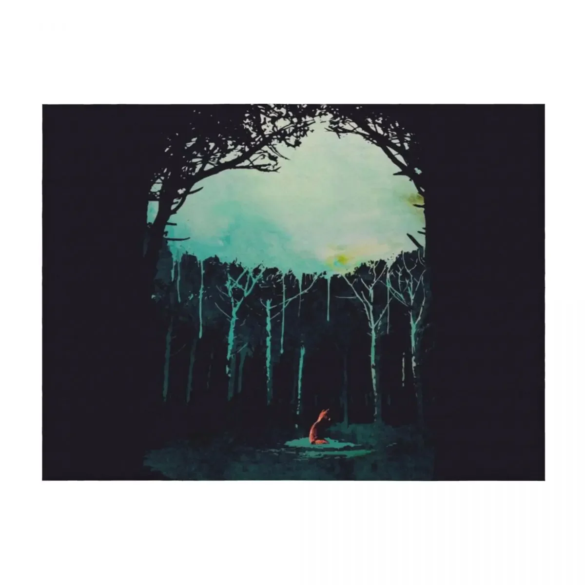 

Deep in the forest Throw Blanket for winter Luxury Thicken heavy to sleep sofa bed Blankets