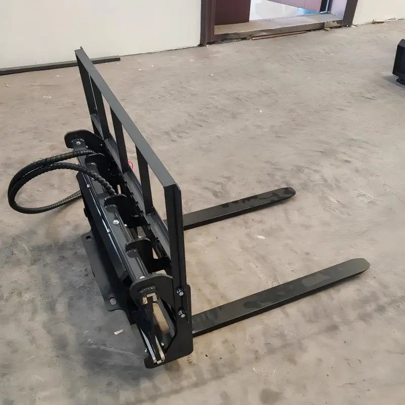 Skid Steer Loader Construction Machinery Attachments Forks and Sideshift Forks